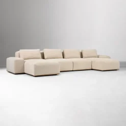 Quinten 4-Piece U-Shaped Chaise Sectional (164")
