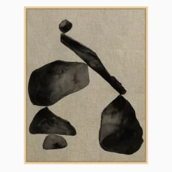 Rainbow Cairn Framed Wall Art