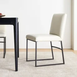 Range Leather Side Dining Chair