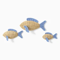 Rattan Fish Wall Art (Set of 3)