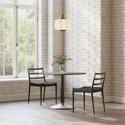 Raymond Restaurant Rectangle Dining Table - Quartz