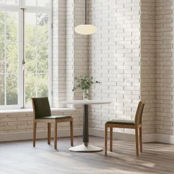 Raymond Restaurant Round Dining Table - Quartz