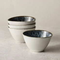 Reactive Glaze Stoneware Cereal Bowl Sets