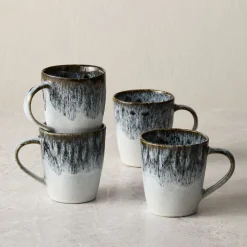Reactive Glaze Stoneware Mugs Sets
