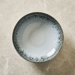 Reactive Glaze Stoneware Pasta Bowls