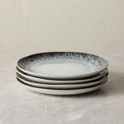 Reactive Glaze Stoneware Salad Plate Sets