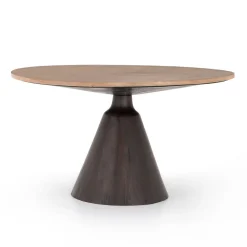 Reclaimed Wood Pedestal Dining Table (54")