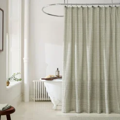 Reese Cotton Linen Shower Curtain