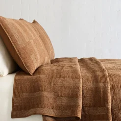 Reflections Linear Stitch Matelasse Quilt & Shams