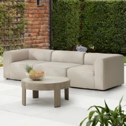Remi Outdoor 3-Piece Sofa