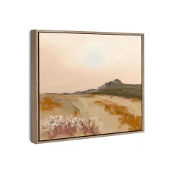 Remote Sunrise Framed Canvas Wall Art
