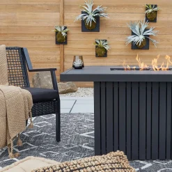 Renlow Rectangle Fire Pit Table (52")