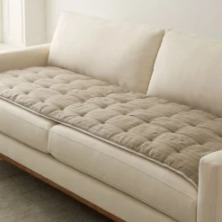 Reversible Quilted Sofa Overlay