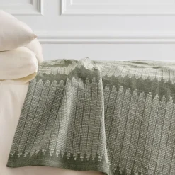 Reversible Woven Bed Blanket