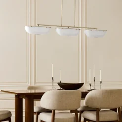 Reynolds Glass Chandelier (51")