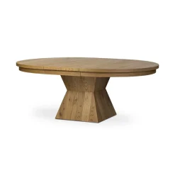 Rhoda Round Extendable Dining Table (60"–80")