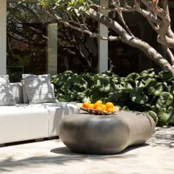 Rieta Oval Outdoor Coffee Table (61")