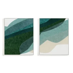 "Rippling Fields" Framed Art by Minted for West Elm