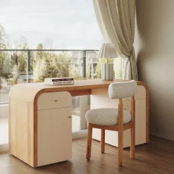 Rockwell Oak Desk (61")