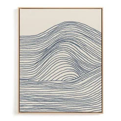 Rolling Waves Print Wall Art by Minted for West Elm