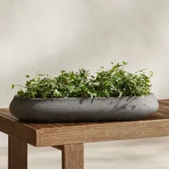 Ronan Ficonstone Indoor/Outdoor Trough Planter