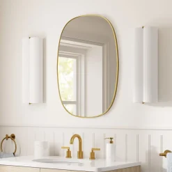 Rounded Edge Bath Mirror