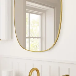 Rounded Edge Bath Mirror