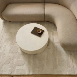 Rounded Shapes Shag Wool Rug