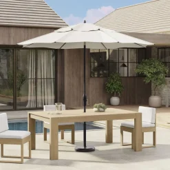 Round Outdoor Market Umbrella (9')
