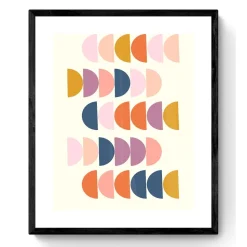 Rows Framed Wall Art by Beth Vassalo