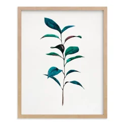 Ruscus, Curry Tree & Magnolia Framed Wall Art by Minted for West Elm