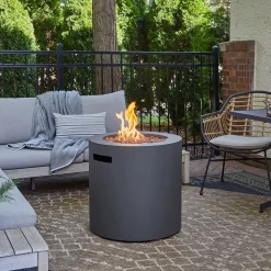 Rutland Round Steel Fire Pit Table (24")
