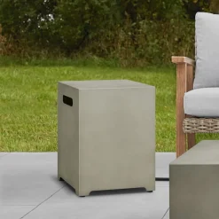 Rutland Square Steel Propane Tank Cover Side Table