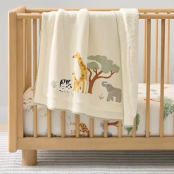 Safari Knit Baby Blanket