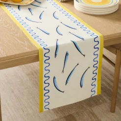 Sardine Cotton Table Runner