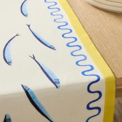 Sardine Cotton Table Runner