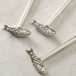 Sardine Metal Cheese Knives (Set of 3)
