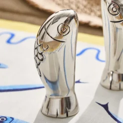 Sardine Metal Salt & Pepper Shakers
