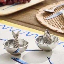Sardine Metal Salt Pinches (Set of 2)