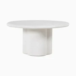 Scalloped Base Round Dining Table (60")