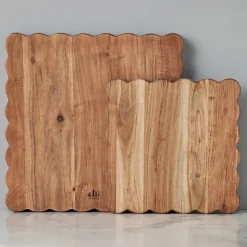Scalloped Wood Cutting Board