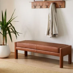 Scarlett Leather Bench