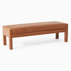 Scarlett Leather Bench