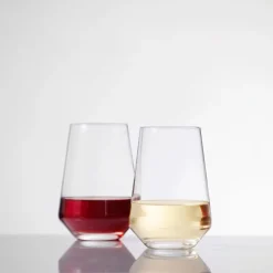 Schott Zwiesel Pure Crystal Stemless Wine Glasses (Set of 6)