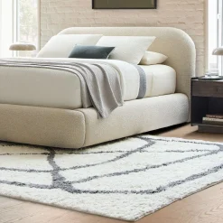 Scribble Shag Wool Rug