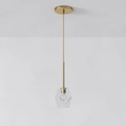 Sculptural Faceted Pendant