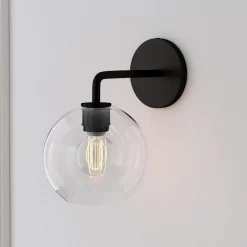 Sculptural Globe Sconce