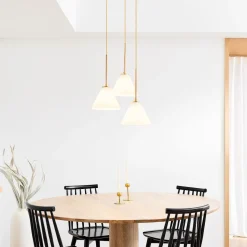 Sculptural 3-Light Chandelier - Build Your Own