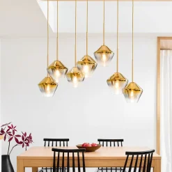 Sculptural 7-Light Chandelier - Build Your Own