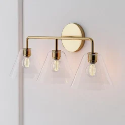 Sculptural 3-Light Cone Sconce